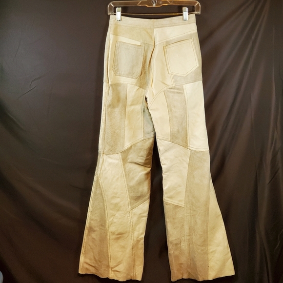 60's 70's Leather Suede Bell Bottoms 🔥🔥🔥🔥🔥🔥🔥 - Picture 4 of 4